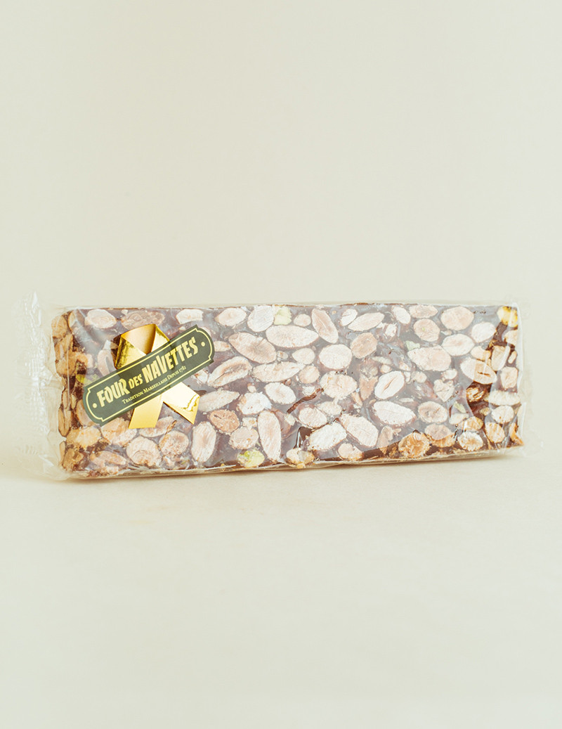 Barre nougat noir 200g