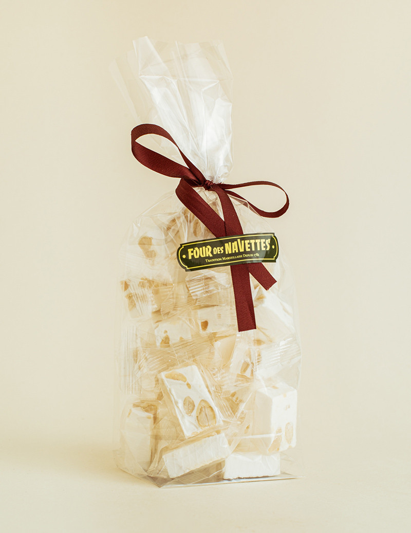 Sachet nougat blanc 200g